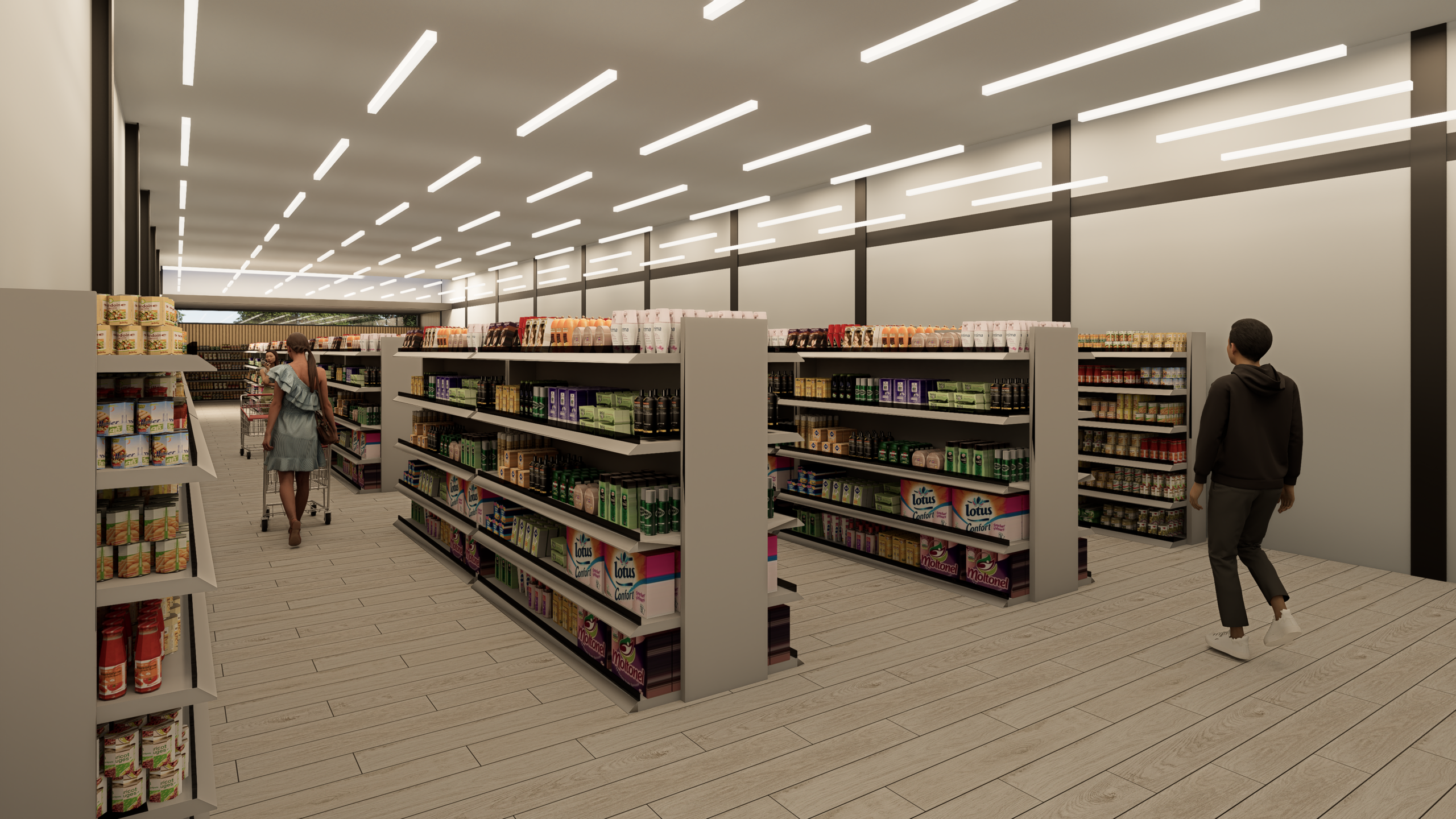 10. Interior Supermercado